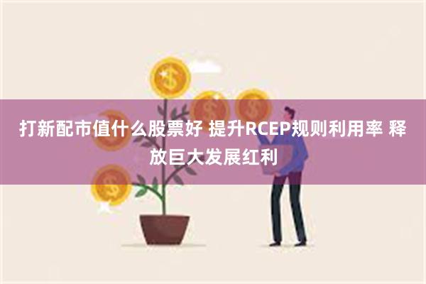 打新配市值什么股票好 提升RCEP规则利用率 释放巨大发展红利