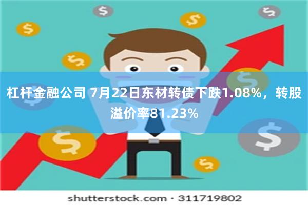 杠杆金融公司 7月22日东材转债下跌1.08%，转股溢价率81.23%