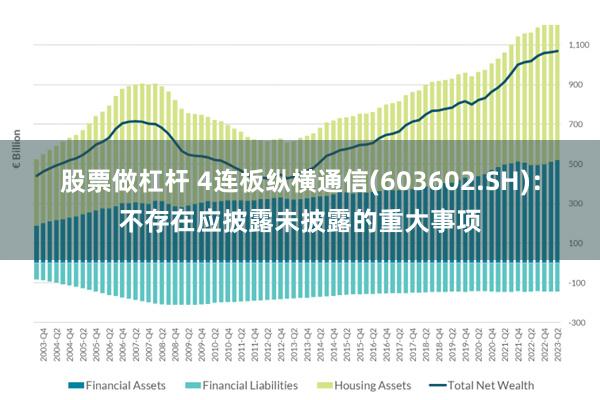 股票做杠杆 4连板纵横通信(603602.SH)：不存在应披露未披露的重大事项