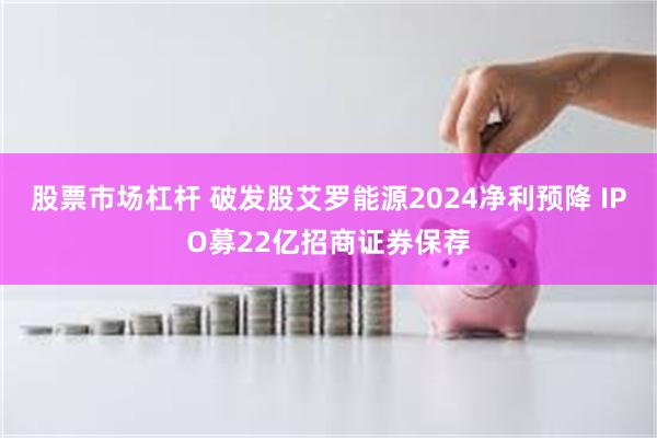 股票市场杠杆 破发股艾罗能源2024净利预降 IPO募22亿招商证券保荐